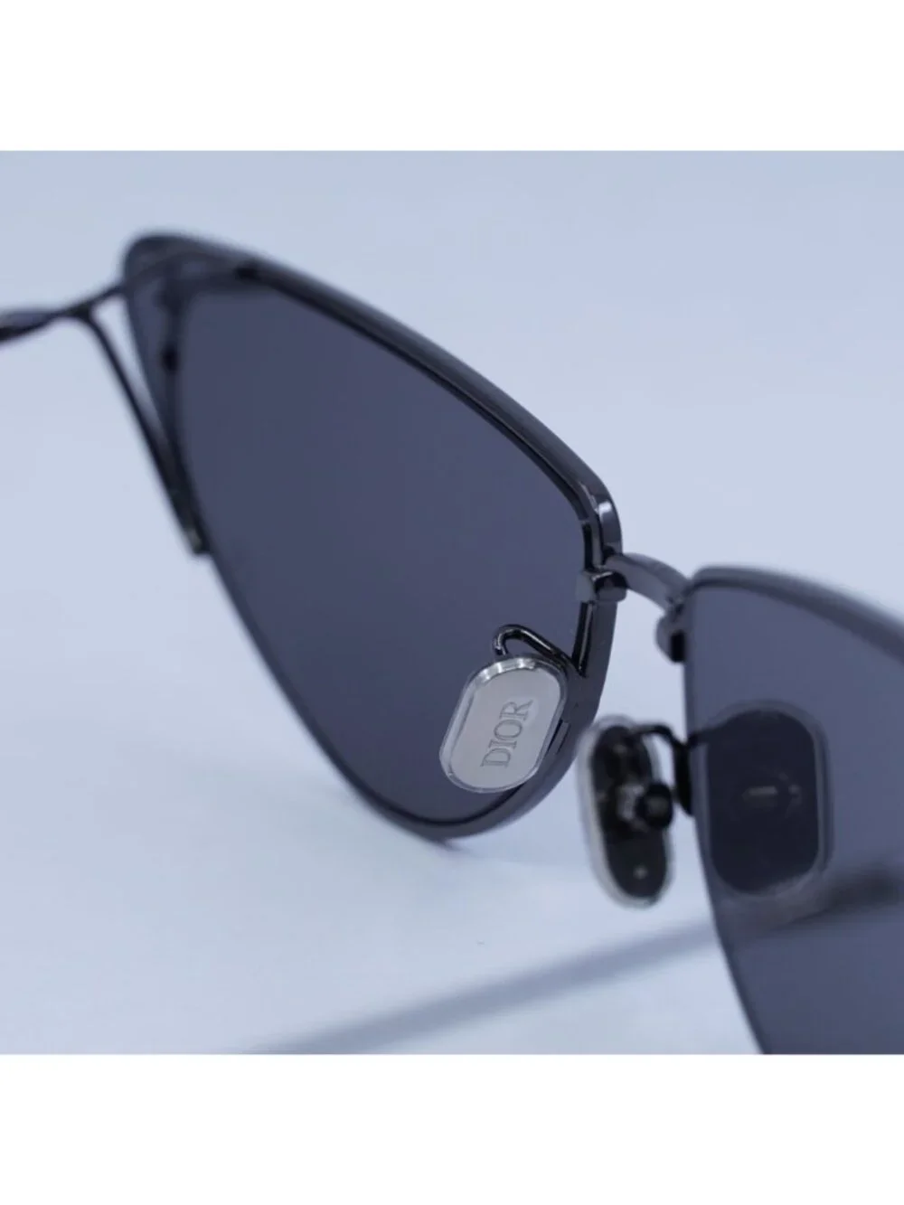 Dior MISSDIOR B1U H4A0 Sunglasses Gunmetal Cat Eye Frame, Grey Lenses